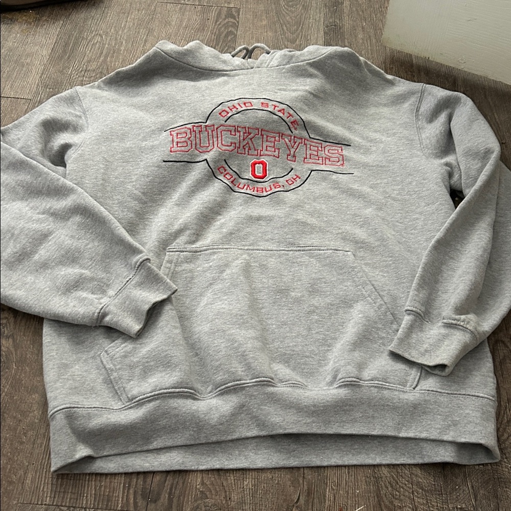 Gray Ohio State Buckeyes Hoodie